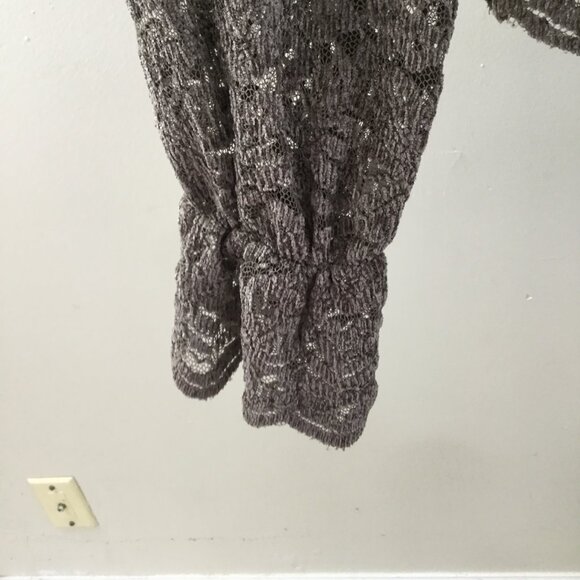 Anthropologie Eri + Ali Lace/Net Blouse l - Picture 6 of 11